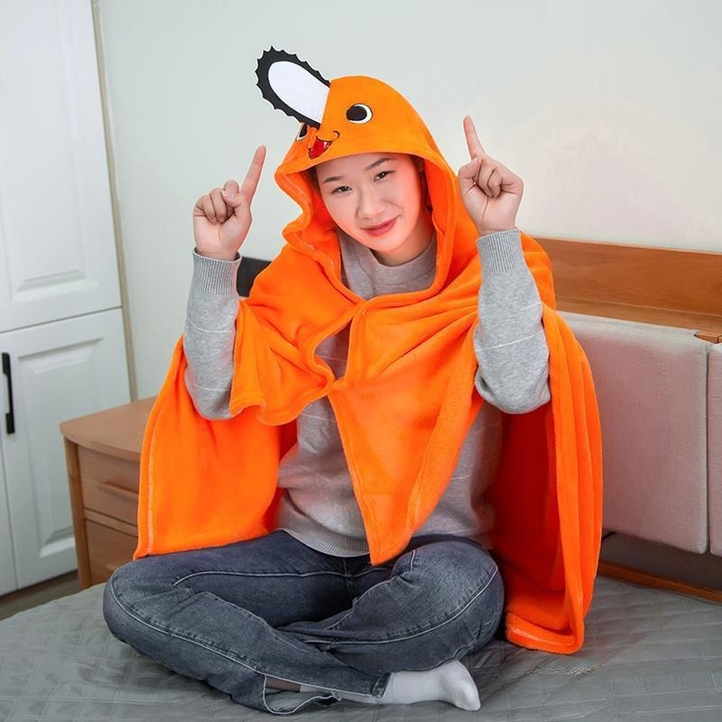 Anime Cosplay Chainsaw Man - Hot Anime Chainsaw Mans Pochita Blanket