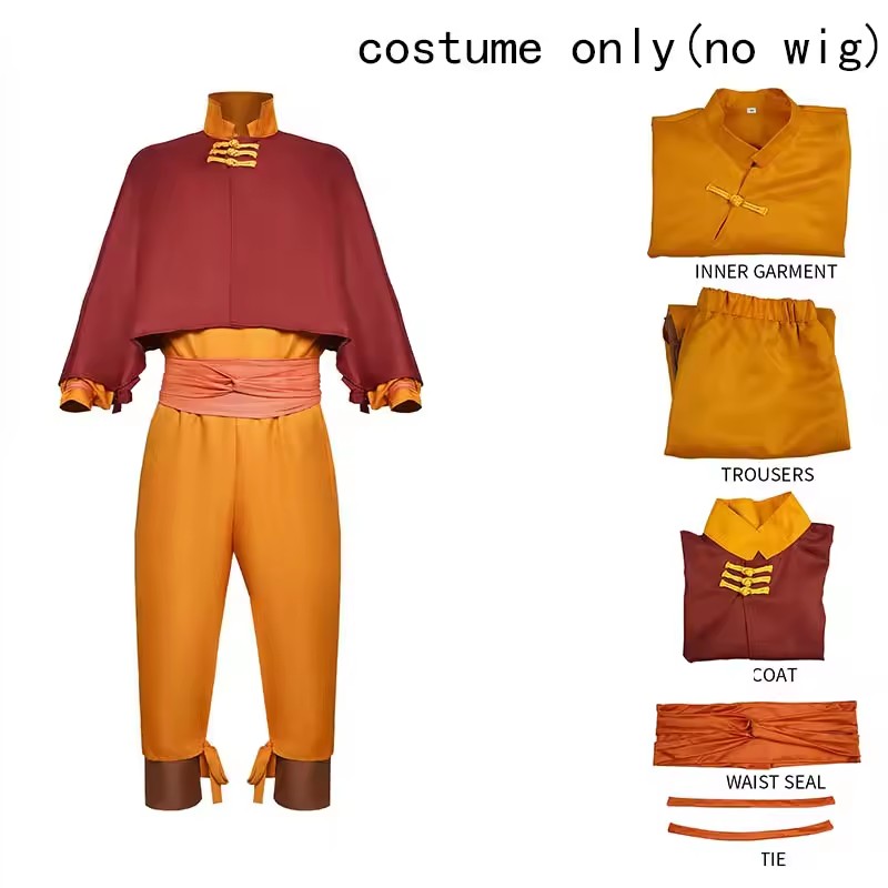 Cosplay Avatar Anime - Anime Aang Cosplay Costume Editio Avatar