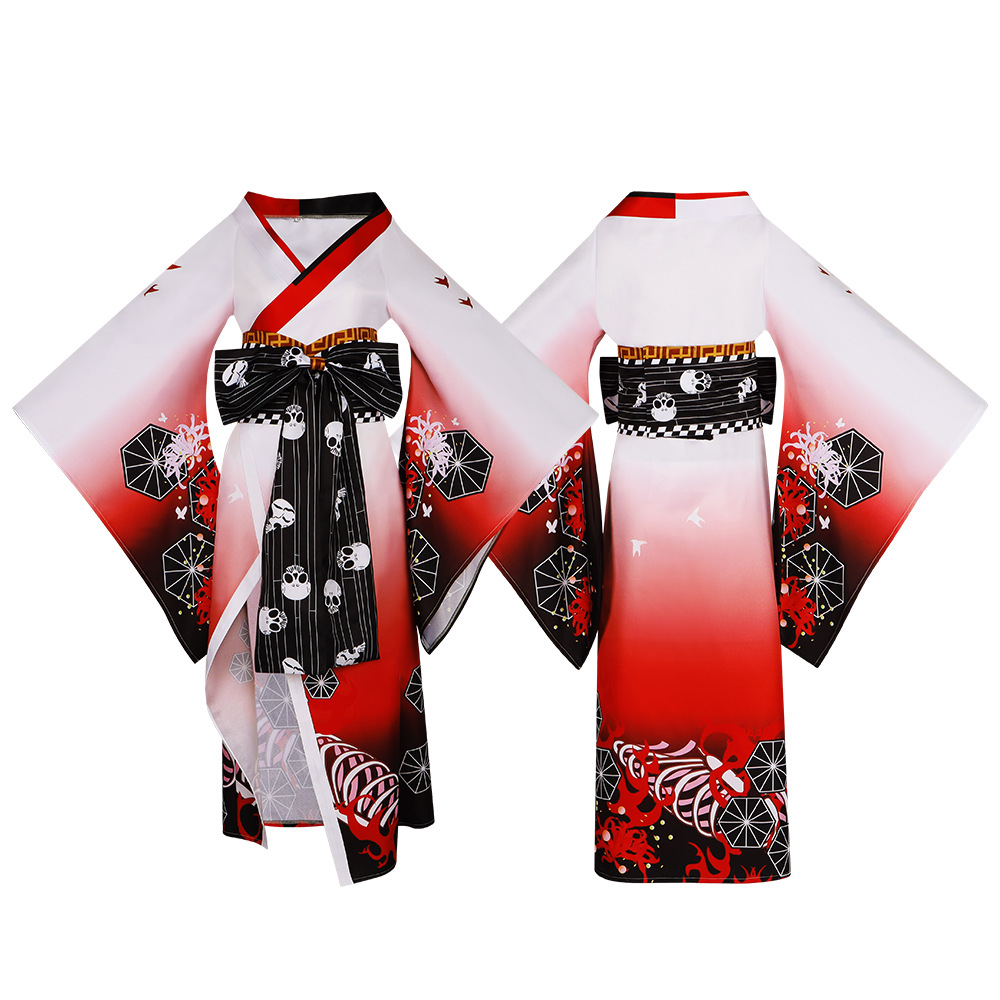 Anime Cosplay Chainsaw Man - Chainsaw Man Hyakkiyakou Kimono Cosplay Costume