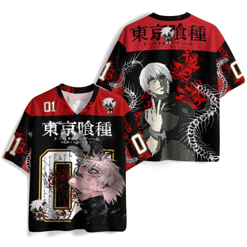 Tokyo Ghoul Mask - Tokyo Ghoul Kaneki Ken Anime Jersey