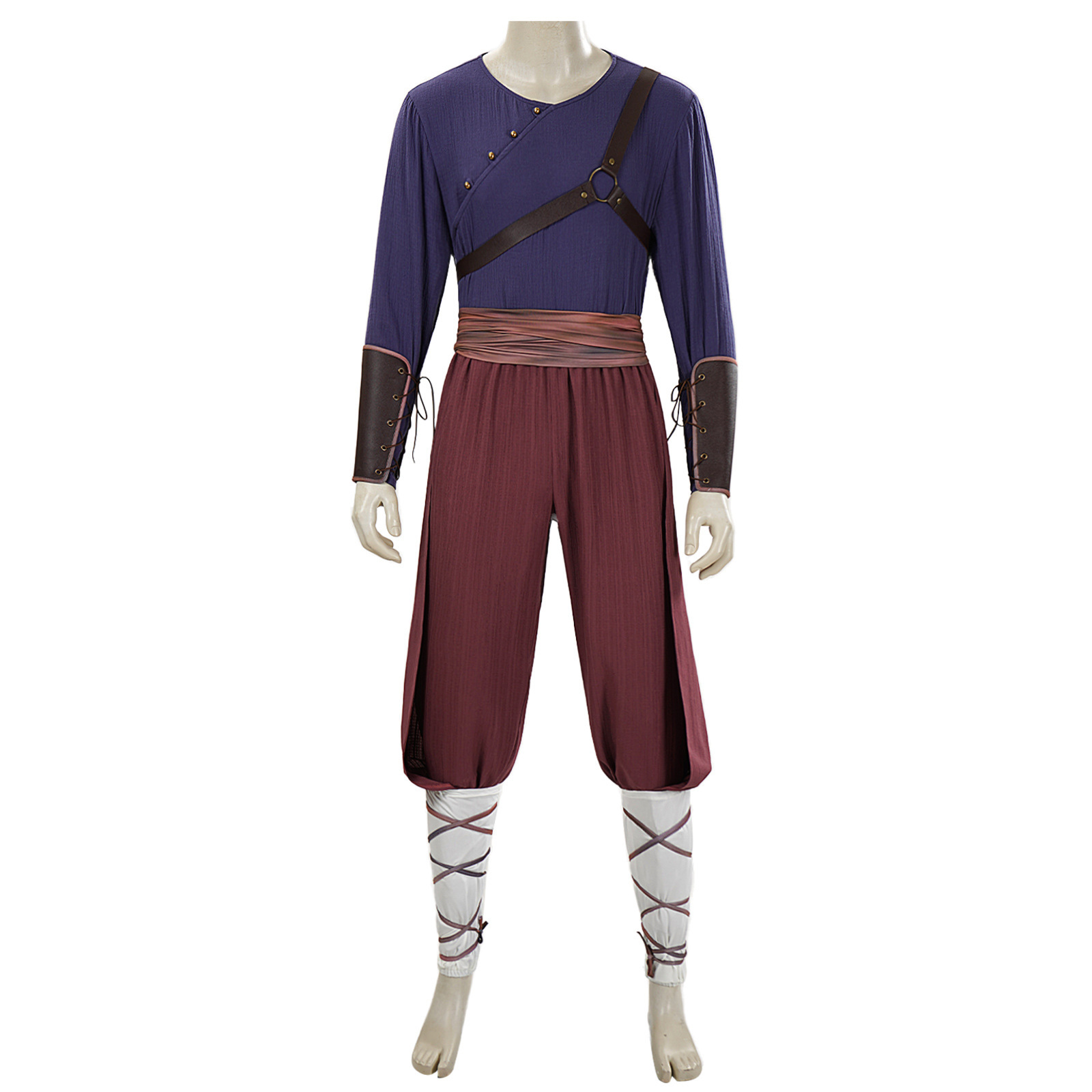 Cosplay Avatar Anime - Avatar Aang Air Nomad Monk Robes