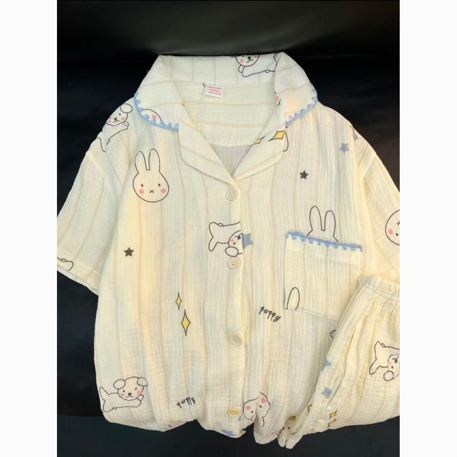 Anime Cosplay Girl Easy - Miffy Kawaii Anime Bunny Gauze Pajama