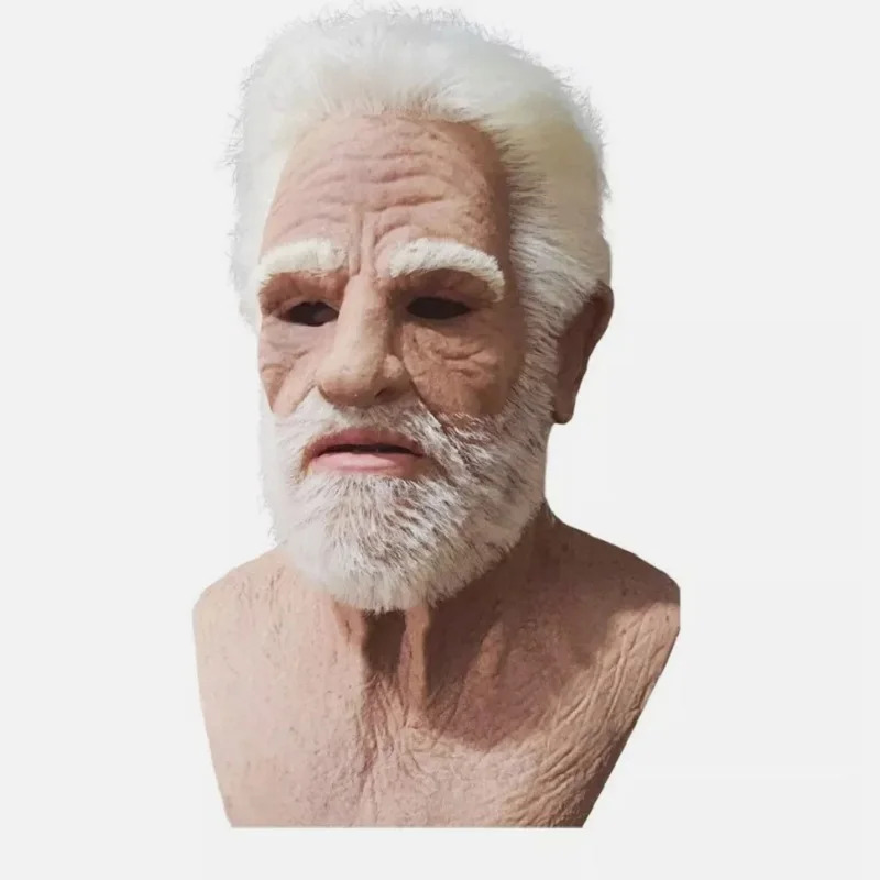 Halloween White Haired Grandpa - Cosplay Anime White Hair review and price