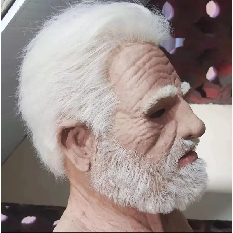 Halloween White Haired Grandpa - Cosplay Anime White Hair review and price