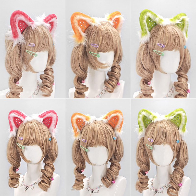 Sweet Strawberry Cat Ear Hairb - Cosplay Anime Expo review and price