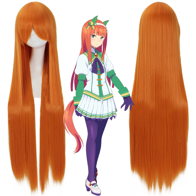 Pretty Derby Maiden Cosplay Wi - Anime Cosplay Orange Hair review and price
