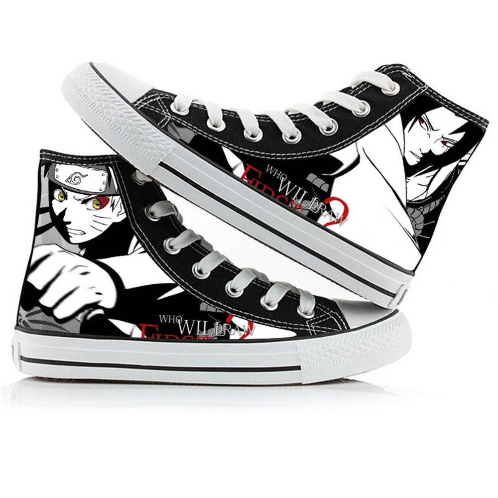 Naruto Uzumaki High-Top Canvas - Anime Cosplay Couples Ideas review and price