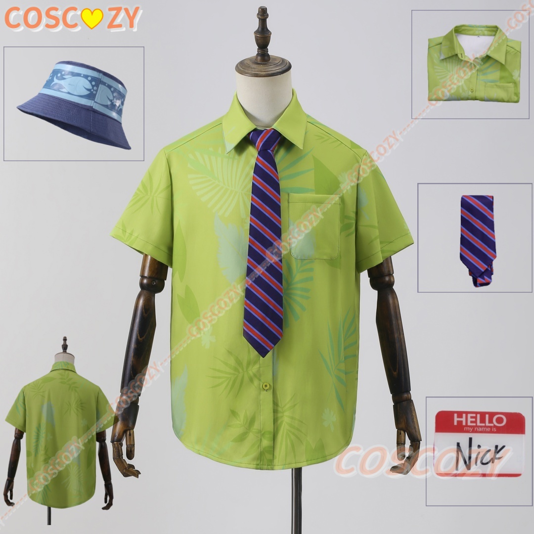 Cartoon Nick Wilde Cosplay Gre - Anime Cosplay Name review and price