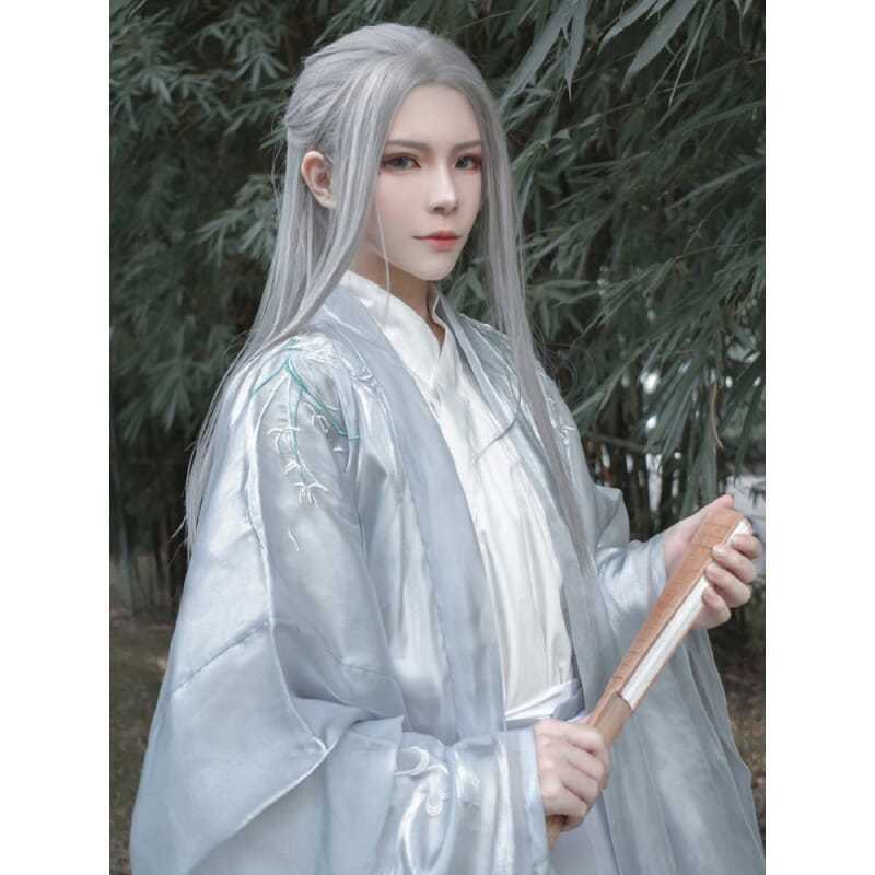 Men Hanfu Long Straight Hair A - Anime Cosplay Long Hair review and price