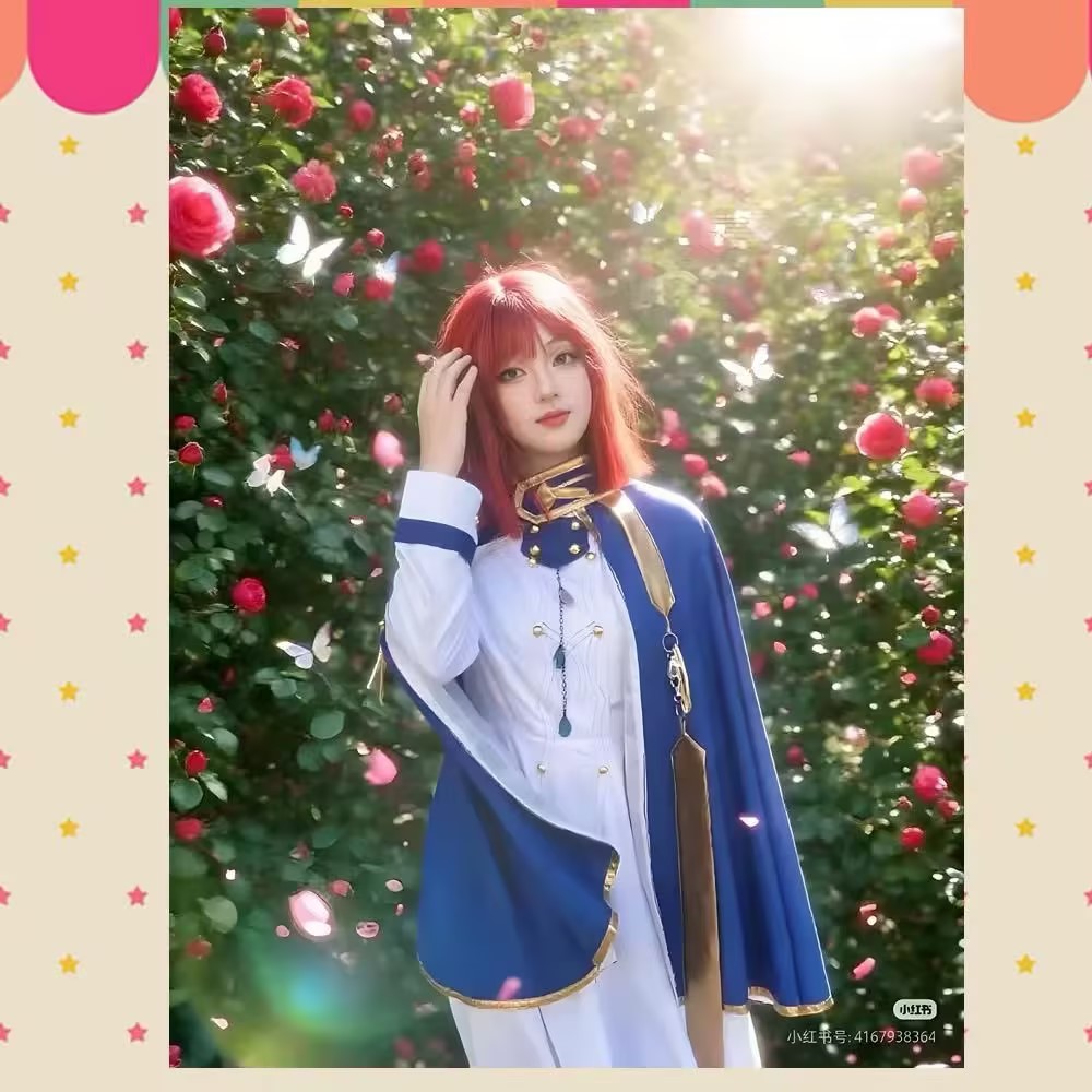 Shirayuki Cosplay Costumes Ani - Cosplay Anime White Hair review and price