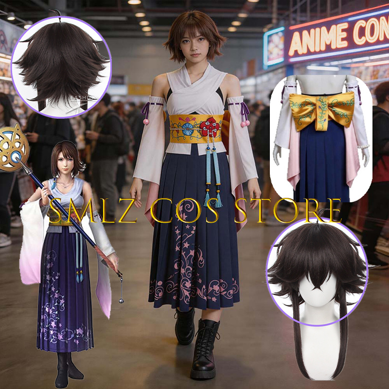 Smlz FFX Yuna Cosplay Anime FF - Anime Cosplay Female review and price