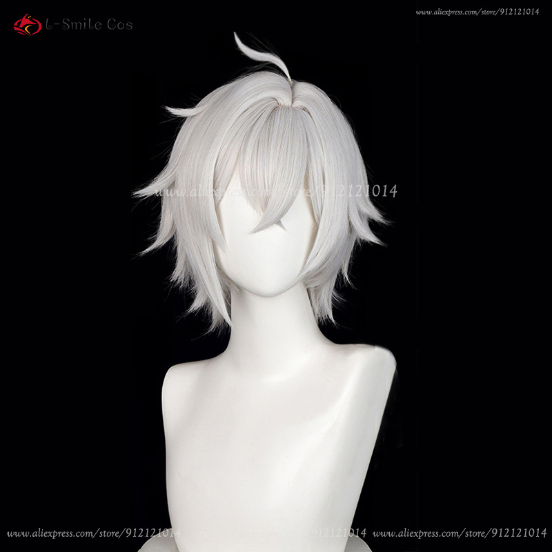 ZZZ Seth Lowell Cosplay Wig 30 - Cosplay Anime White Hair review and price