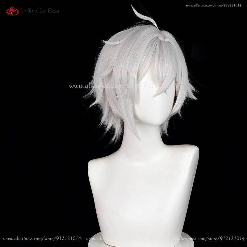 ZZZ Seth Lowell Cosplay Wig 30 - Cosplay Anime White Hair review and price