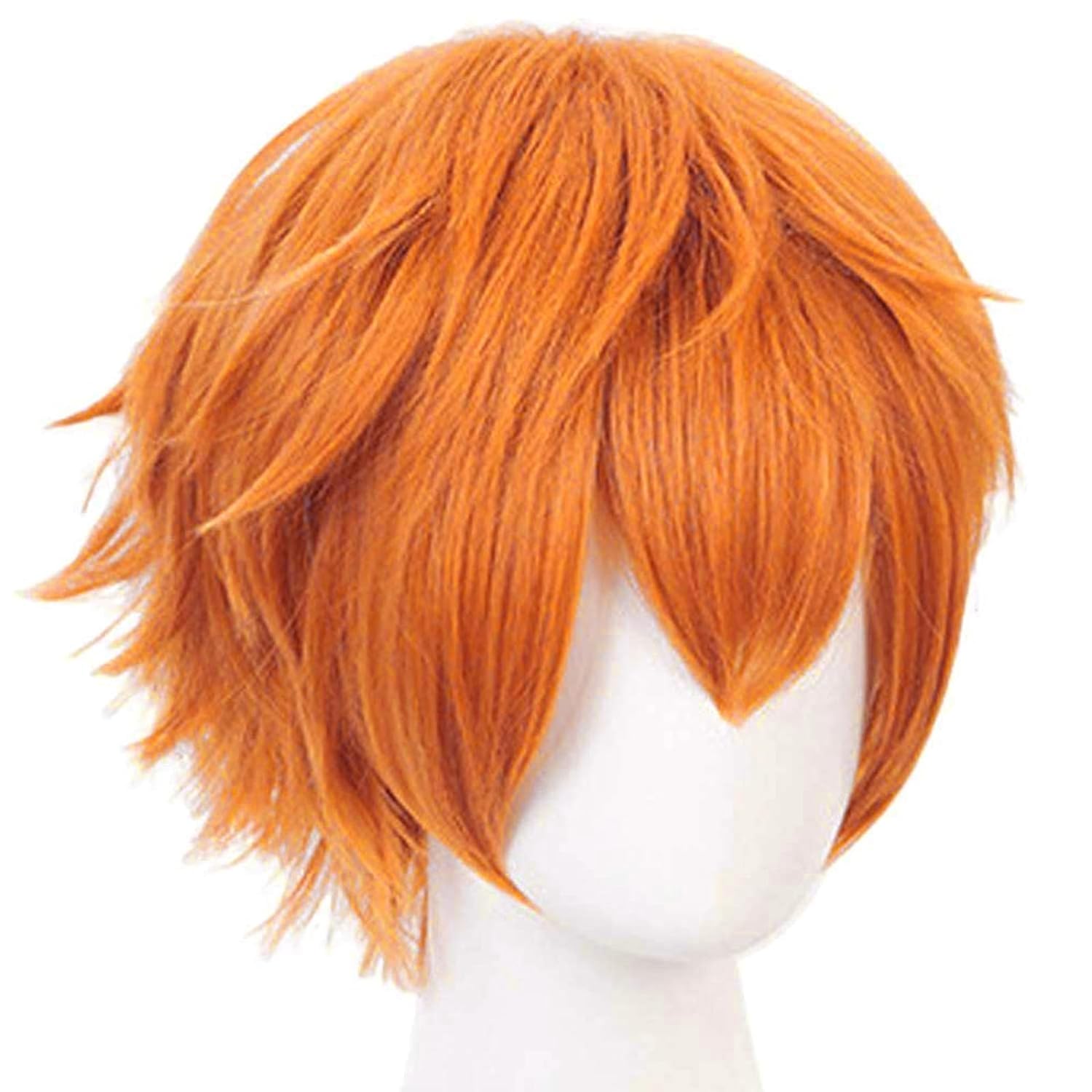 Short Orange Wig for Men Orang - Anime Cosplay Orange Hair review and price