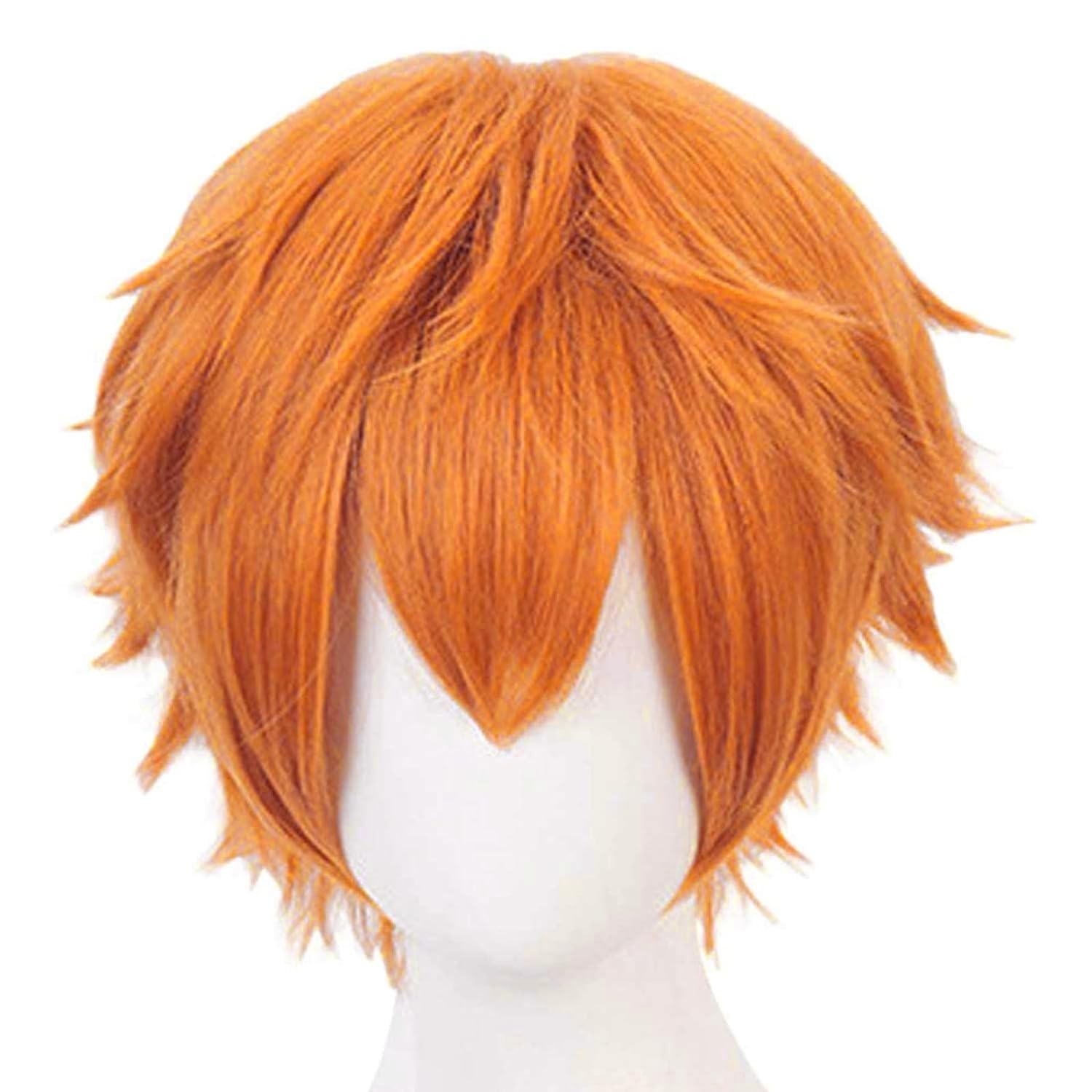Short Orange Wig for Men Orang - Anime Cosplay Orange Hair review and price