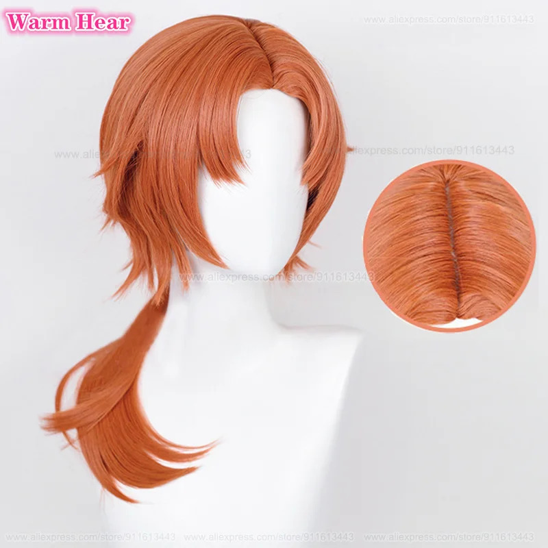 Anime ES Ensemble Star Tsukina - Anime Cosplay Orange Hair review and price