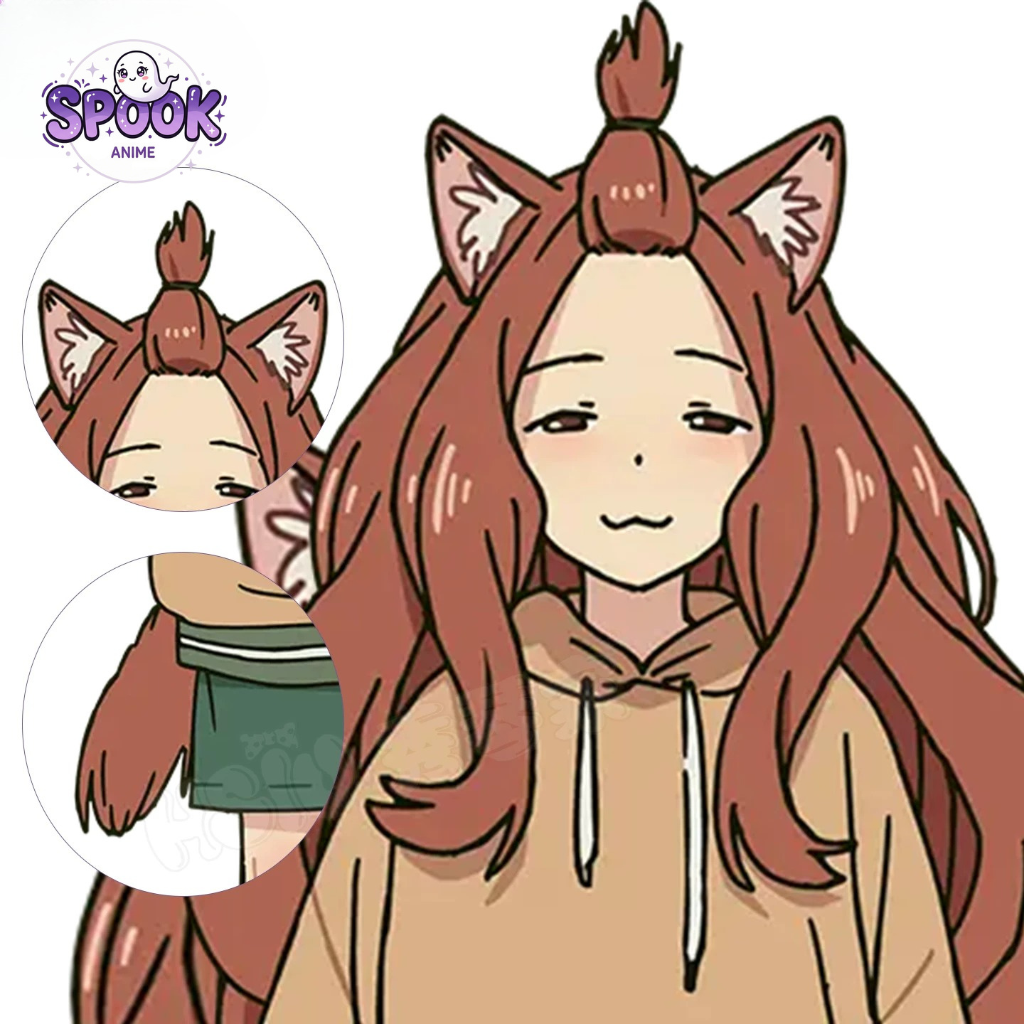 Brown Long Wig Masuko Yaku Nek - Anime Cosplay Long Hair review and price