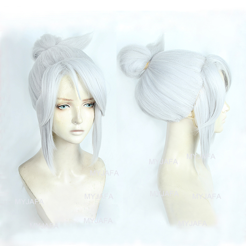 High Quality Jett Cosplay Wig  - Cosplay Anime White Hair review and price