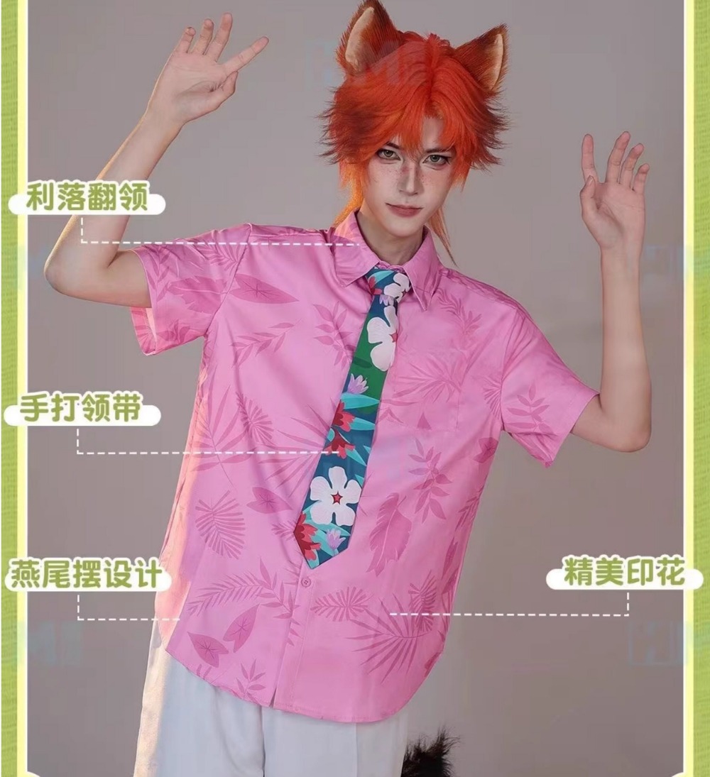 Nick Cosplay Costume Pink Flor - Cosplay Anime Expo review and price