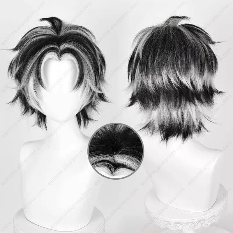 Kotaro Bokuto Cosplay Wig 30cm - Cosplay Anime White Hair review and price