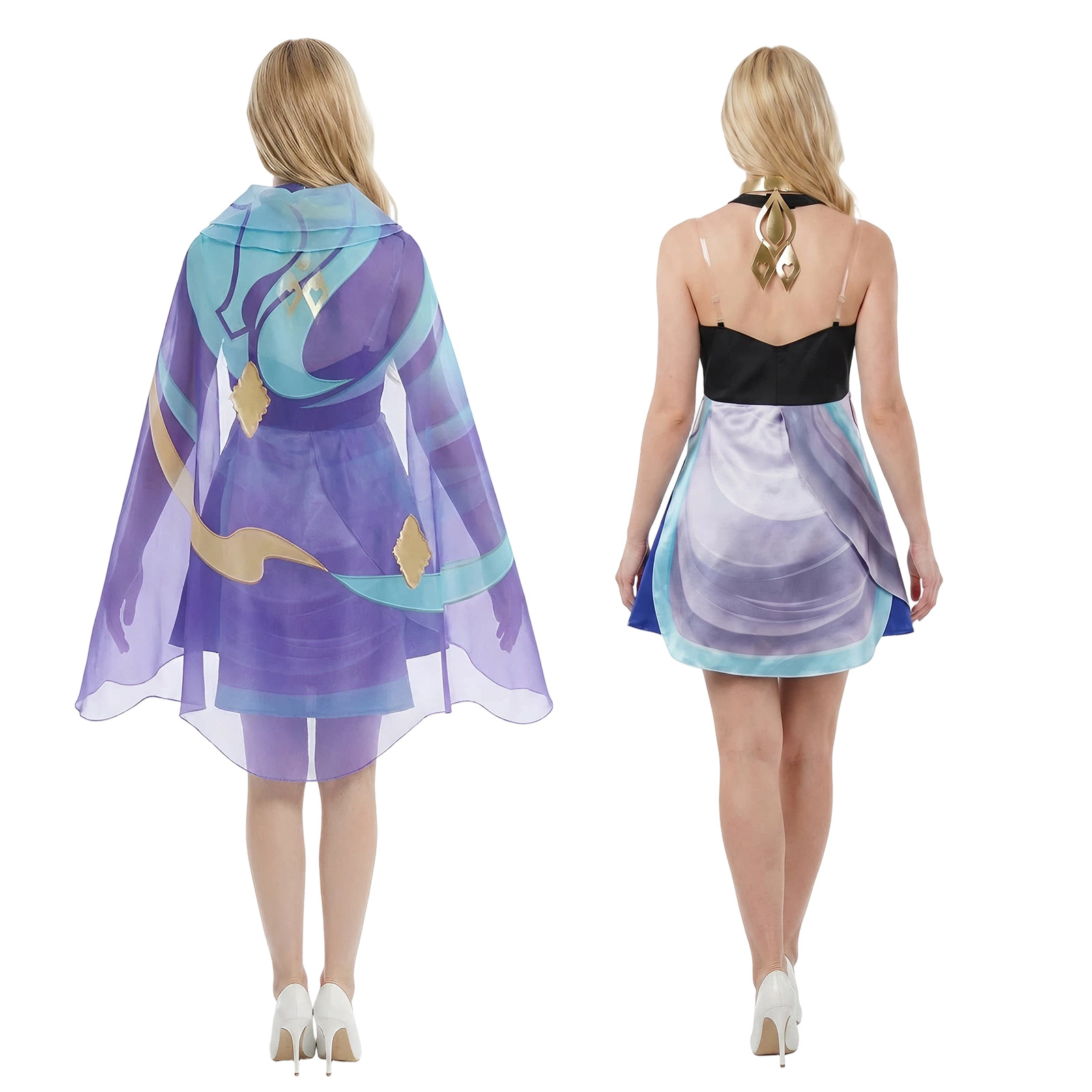 Dolia Dress with Headscarf Cos - Anime Cosplay Characters review and price