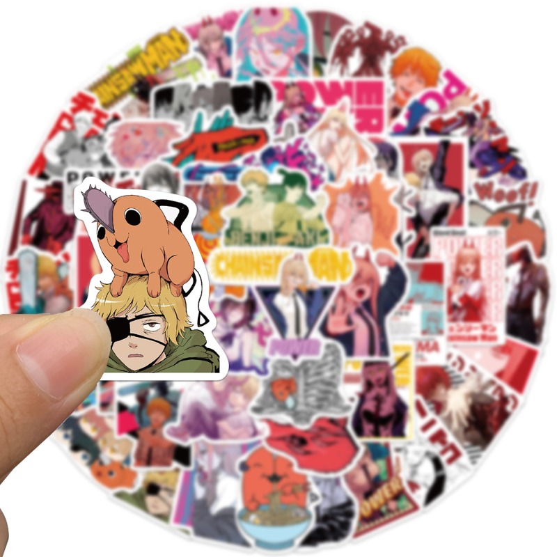 50pcs Anime Chainsaw Man Stick - Anime Cosplay Chainsaw Man review and price