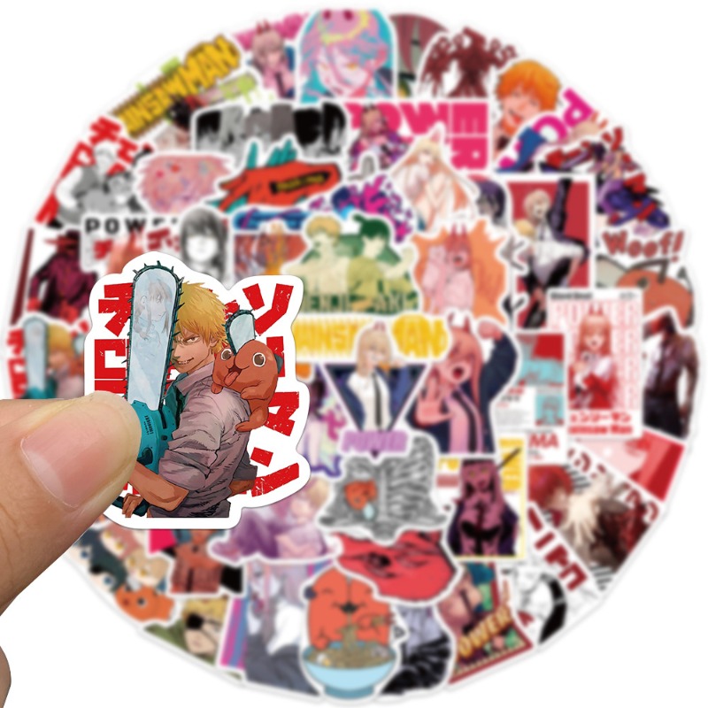 50pcs Anime Chainsaw Man Stick - Anime Cosplay Chainsaw Man review and price