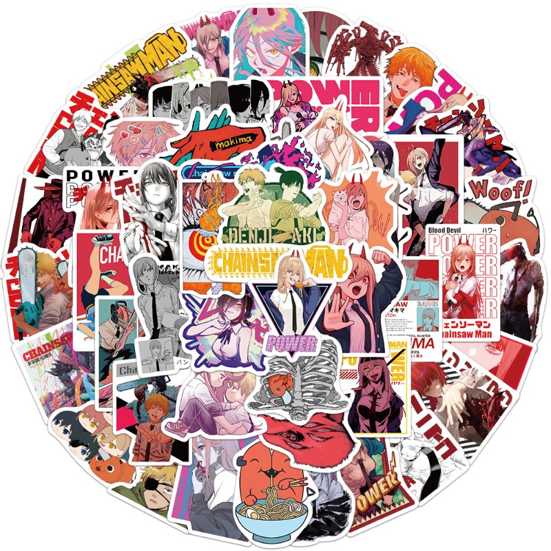 50pcs Anime Chainsaw Man Stick - Anime Cosplay Chainsaw Man review and price