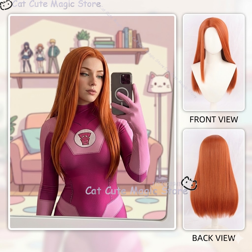 Samantha Eve Wilkins Atom Eve  - Anime Cosplay Long Hair review and price