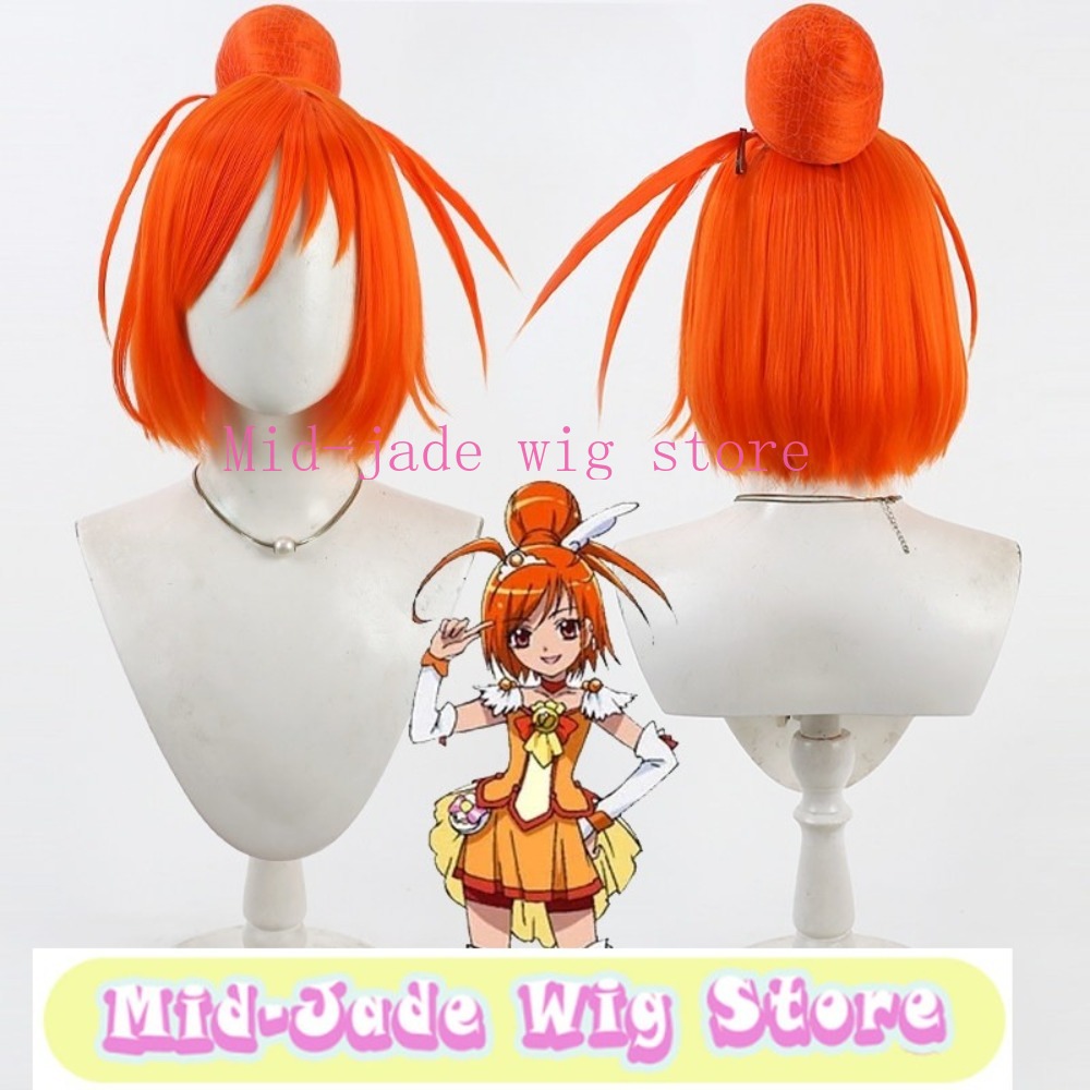 Smile PreCure Akane Hino Cospl - Anime Cosplay Orange Hair review and price
