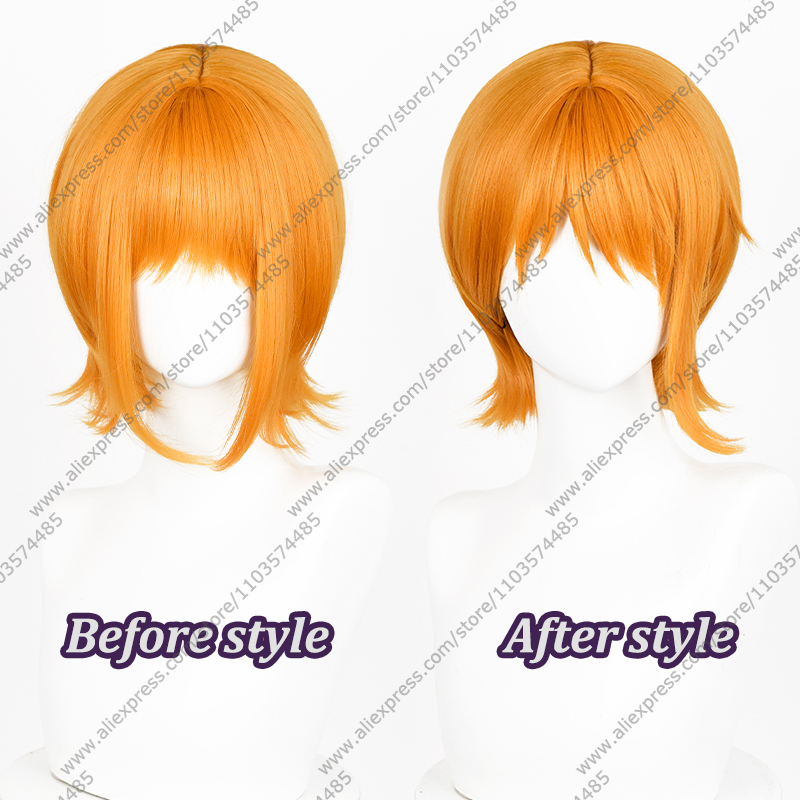 Anime Nami Cosplay Wigs 30cm O - Anime Cosplay Orange Hair review and price