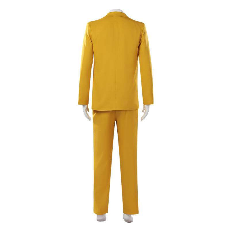 Men Horror Theme Yellow Suit S - Anime Cosplay Name review and price