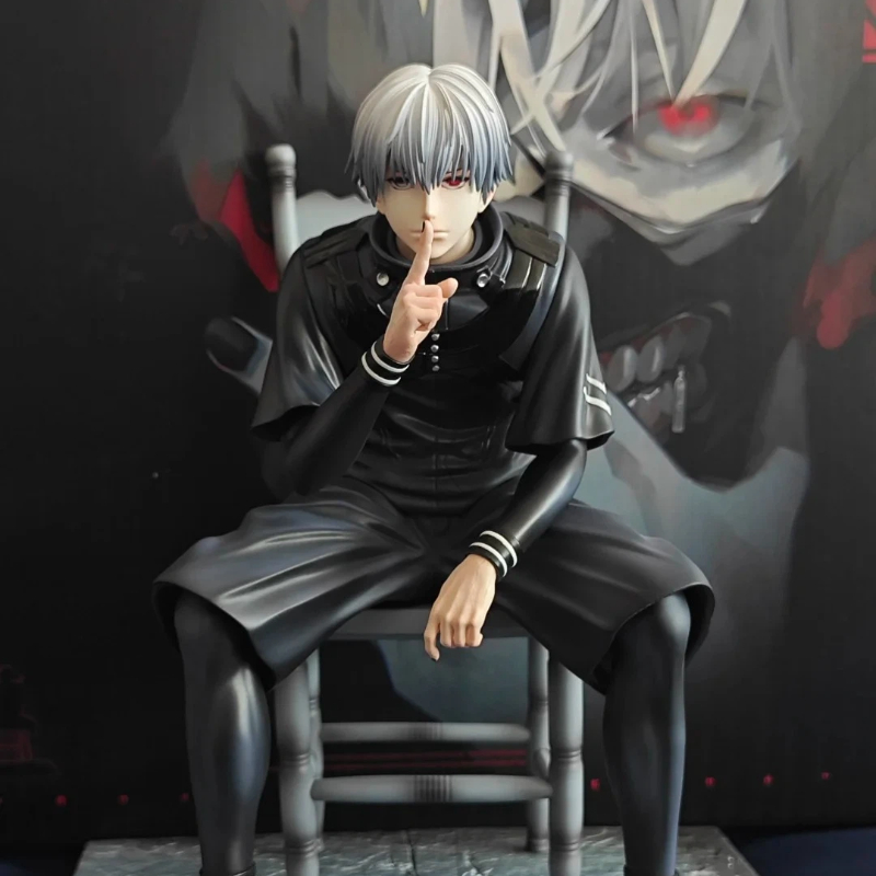 20cm Ken Kaneki Sitting Figure - Tokyo Ghoul Mask review and price