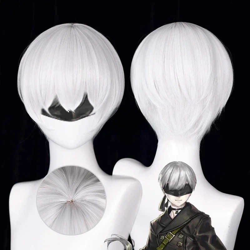Anime 9S Cosplay Wig 2b Wig Wh - Cosplay Anime White Hair review and price